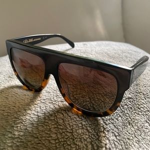 Celine Flat Top Aviator Sunglasses